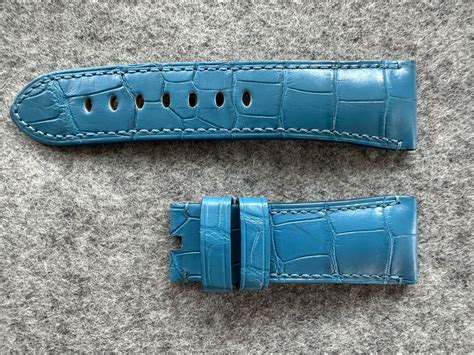 panerai krokoband|Chronoswiss original Krokoband blau 20/18mm.